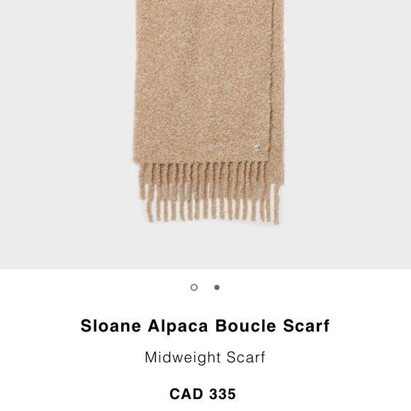 Rag & Bone Sloane Alpaca Boucle Scarf - Picture 5 of 6